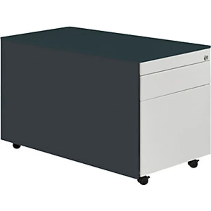 image-22711.webp Schubladencontainer m.Rollen, 520×800, 1 Schub, 1 Hängereg., anthrazit/lichtgrau – Image 1