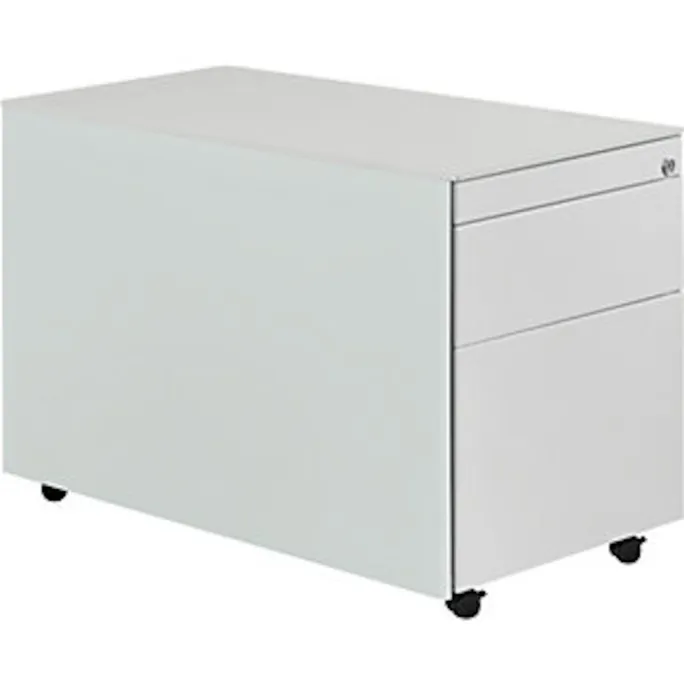 image-22751.webp Schubladencontainer mit Rollen, 570×800, 1 Schub, 1 Hängereg., lichtgrau – Image 1