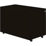 Schubladencontainer mit Rollen, 570×800, 1 Schub, 1 Hängereg., graphit