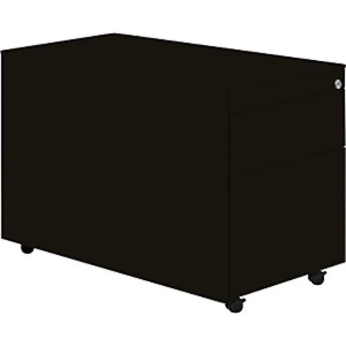 image-22759.webp Schubladencontainer mit Rollen, 570×800, 1 Schub, 1 Hängereg., graphit – Image 1
