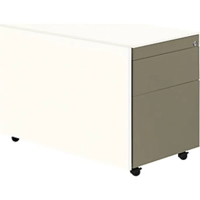 image-22772.webp Schubladencontainer mit Rollen, 570×800, 1 Materials., 1 Hängereg., weiß/grau – Image 1