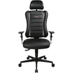 Topstar Bürodrehstuhl SITNESS RS, inkl. Kopfstütze und Armlehnen, schwarz