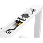 EQUIP 650804 ERGO Elektrisches-Sitz-Steh-Tischgestell, Doppelmotor, Weiss – Image 4