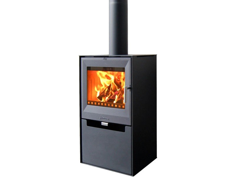 image-251.jpeg Aduro 14 Kaminofen Stahl Schwarz 6,5 kW mit Automatik – Image 1
