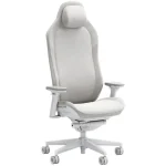 Fractal Refine Gaming Chair Fabric Light/ Hellgrau | Synchro-Tilt Mechanismus, Rückenlehne mit integrierter Lordosenstütze