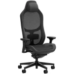 Fractal Refine Gaming Chair Mesh Dark/ Schwarz | Synchro-Tilt Mechanismus, Rückenlehne mit integrierter Lordosenstütze