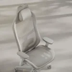 Fractal Refine Gaming Chair Mesh Light/ Hellgrau | Synchro-Tilt Mechanismus, Rückenlehne mit integrierter Lordosenstütze – Image 3