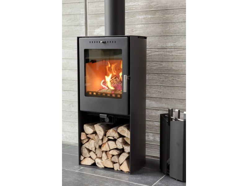 image-318.jpeg Aduro 19 Kaminofen Stahl Schwarz 5 kW mit Automatik – Image 1