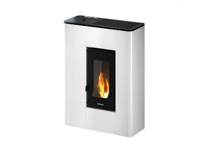 image-39.jpeg Freepoint Pelletofen Atri Metall Weiß 4,9 kW mit Automatik – Image 1