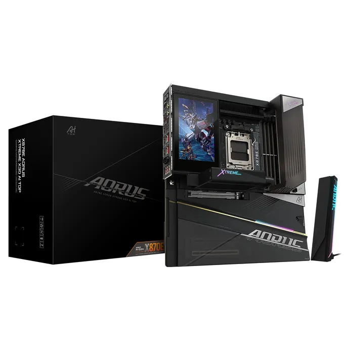 image-4508.webp GIGABYTE X870E AORUS XTREME X3D AI TOP WiFi7 E-ATX Mainboard Sockel AM5 HDMI USB4 – Image 1