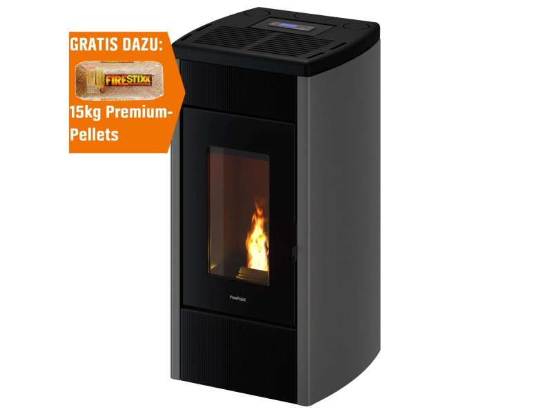 image-48.jpeg Freepoint Pelletofen Duke Stahl Silberfarben 14 kW mit Automatik – Image 1