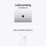 Apple MacBook Pro 14″ 2025 M5/32/1TB 10C CPU 10C GPU Silver 70W BTO – Image 2