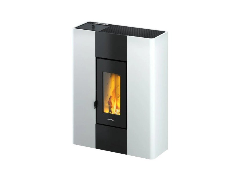 image-53.jpeg Freepoint Pelletofen Roxy Stahl Weiß 7 kW – Image 1