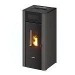Freepoint Pelletofen Amaranto Stahl Anthrazit 8,5 kW mit Automatik