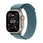 Apple Watch Ultra 3 GPS + Cellular 49mm Natural Titanium Case with Light Blue Alpine Loop – Small