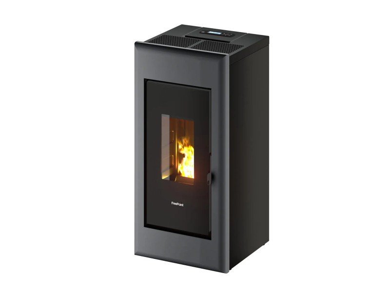 image-66.jpeg Freepoint Pelletofen One Airtight Stahl Titangrau 7 kW – Image 1