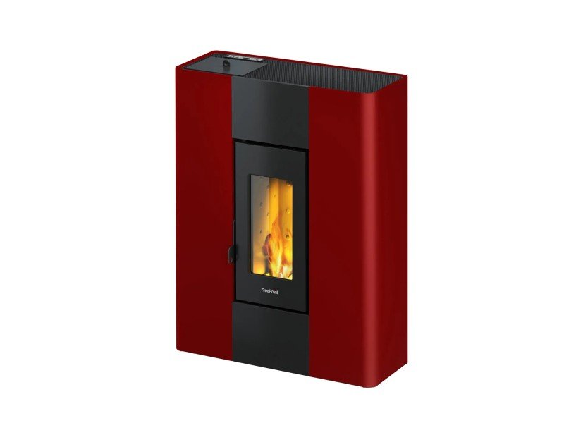 image-67.jpeg Freepoint Pelletofen Roxy Stahl Bordeaux 7 kW – Image 1