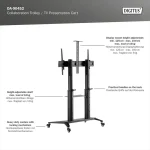 DIGITUS Collaboration Trolley / TV Präsentationswagen – Image 5