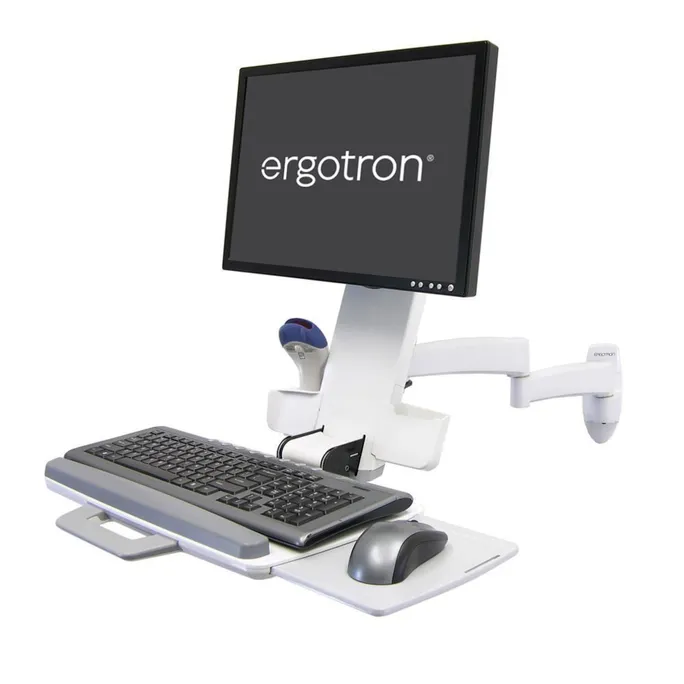 image-7422.webp Ergotron Combo Arm Serie 200 weiss fuer LCD bis 24 Zoll (45-230-216) – Image 1