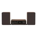 Pure Classic Stereo Coffee Black/Walnut EU/UK
