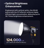 Knowled MG4K G-mount Bi-color COB light with paper box – Image 2