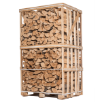 Kaminholz 45 cm – Mischung Hartholz (Eiche, Hainbuche, Buche, Esche) – 2 m³ – 2.6 Ster – luftgetrocknet