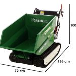 Raupendumper Dumper GreenBay Tipper-H 500 – Honda-Motor GX270