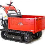 Raupendumper GINKO TR 660 ausziehbare Bordwände, hydraulisches Kippen, Motor Honda GX 200