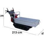 Raupendumper Honda HP 500 BX E1 – ausziehbare Kastenmulde – Tragfähigkeit 500 kg