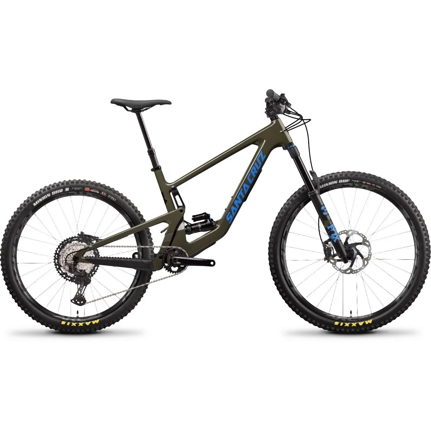 santa-cruz-bronson-4-c-mx-xt-moss-1.jpg Santa Cruz Bronson | C | XT | Gloss Moss and Blue – Image 1