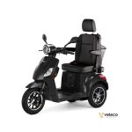Veleco Draco Elektromobil mit 3 Rädern, stabil, für Menschen mit eingeschränkter Mobilität und Senioren, mit komfortablem Rückenlehnensitz