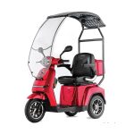 Veleco Turris Elektromobil mit 3 Rädern, stabil, für Menschen mit eingeschränkter Mobilität und Senioren, mit Dach