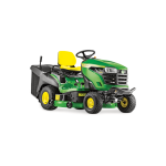 JOHN DEERE X167R Aufsitzmäher mit Heckauswurf