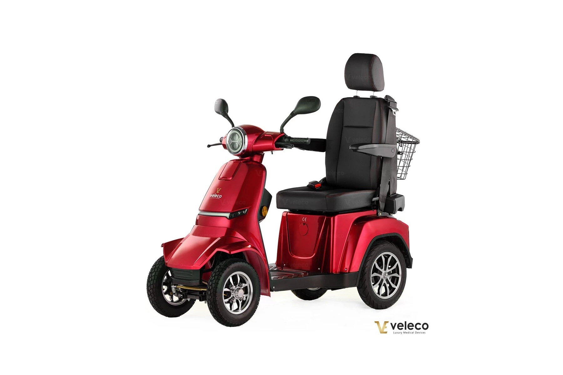 veleco-gravis-scooter-pour-pmr-senior-et-handicapes-avec-siege-dosseret-confortable.jpg Veleco Gravis, Elektromobil für Menschen mit eingeschränkter Mobilität, Senioren und Menschen mit Behinderung, mit komfortablem Rückenlehnensitz – Image 1